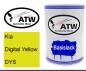 Preview: Kia, Digital Yellow, DYS: 500ml Lackdose, von ATW Autoteile West.